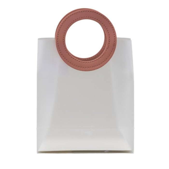 BORSETTA PC C MANICO TONDO CIPRIA H18X16X8